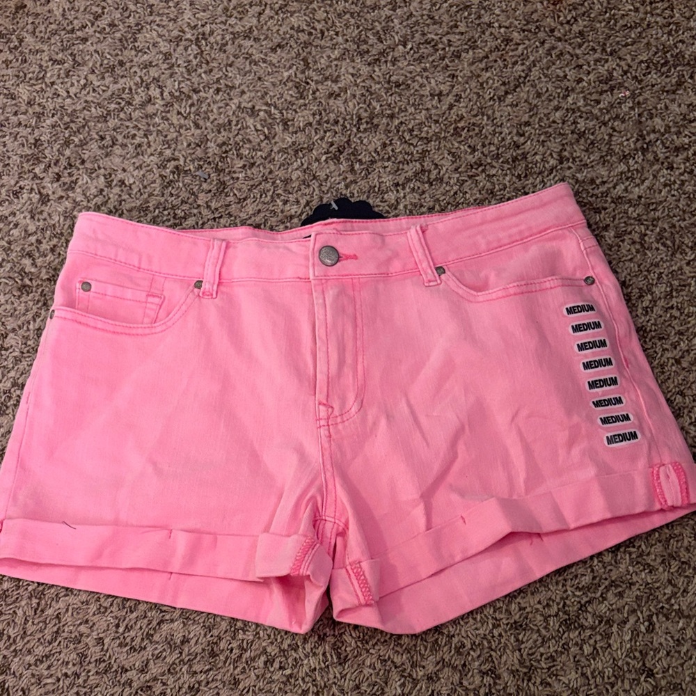 Trendy Pink Jean Shorts for Women